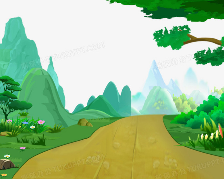 2017卡通风格山路场景的设计与实现
